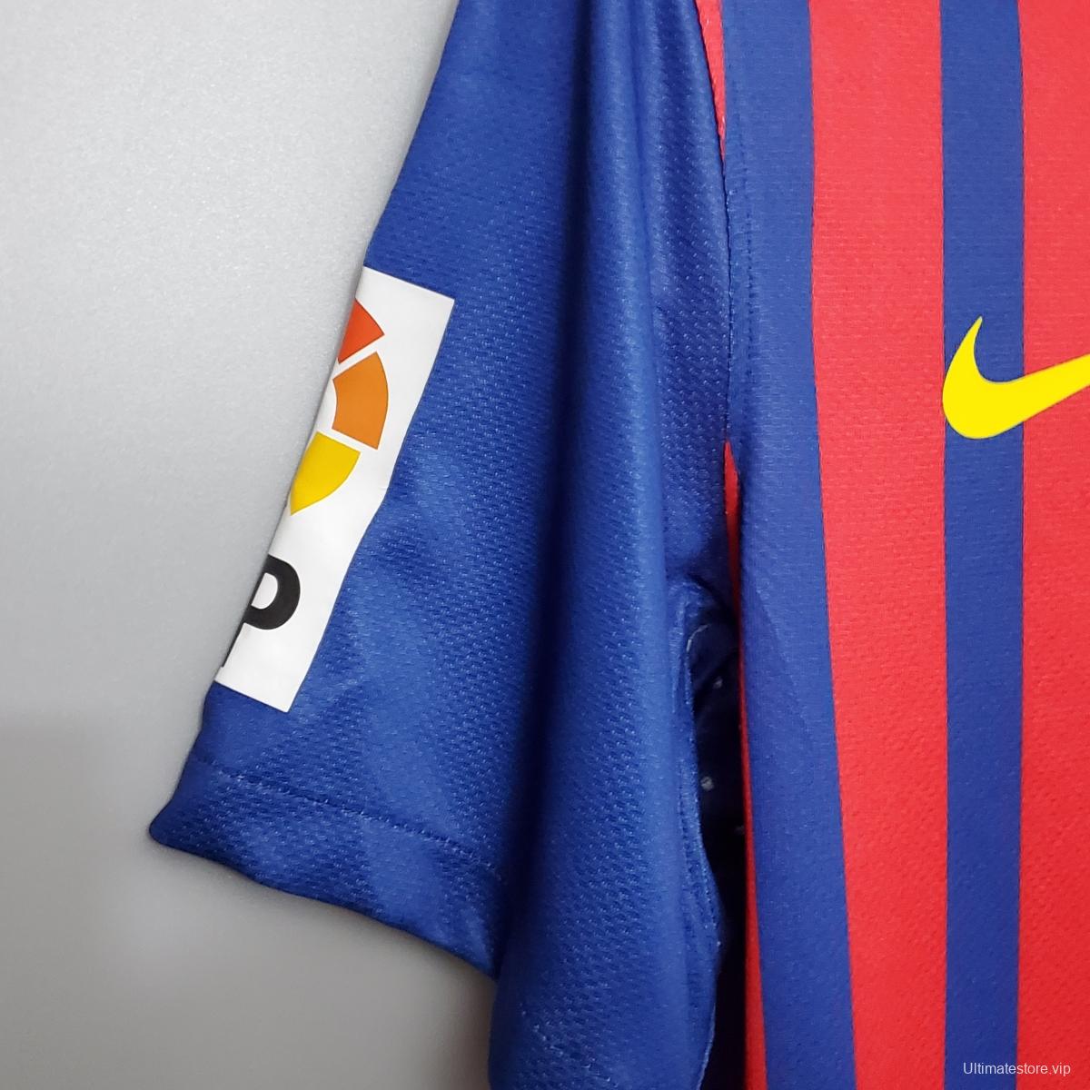 Retro Barcelona 11/12 home Soccer Jersey