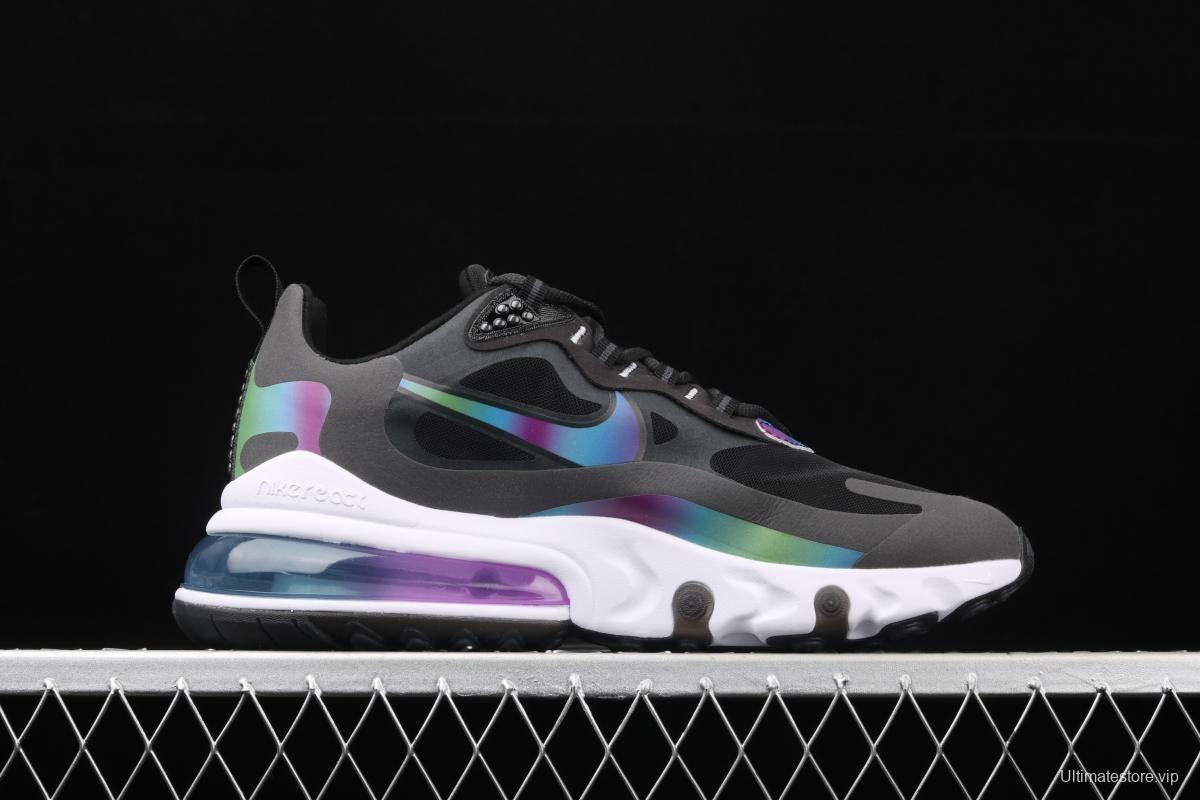 NIKE Air Max 270React 20 new high frequency net hollowed-out half-palm air cushion running shoes CT5064-001