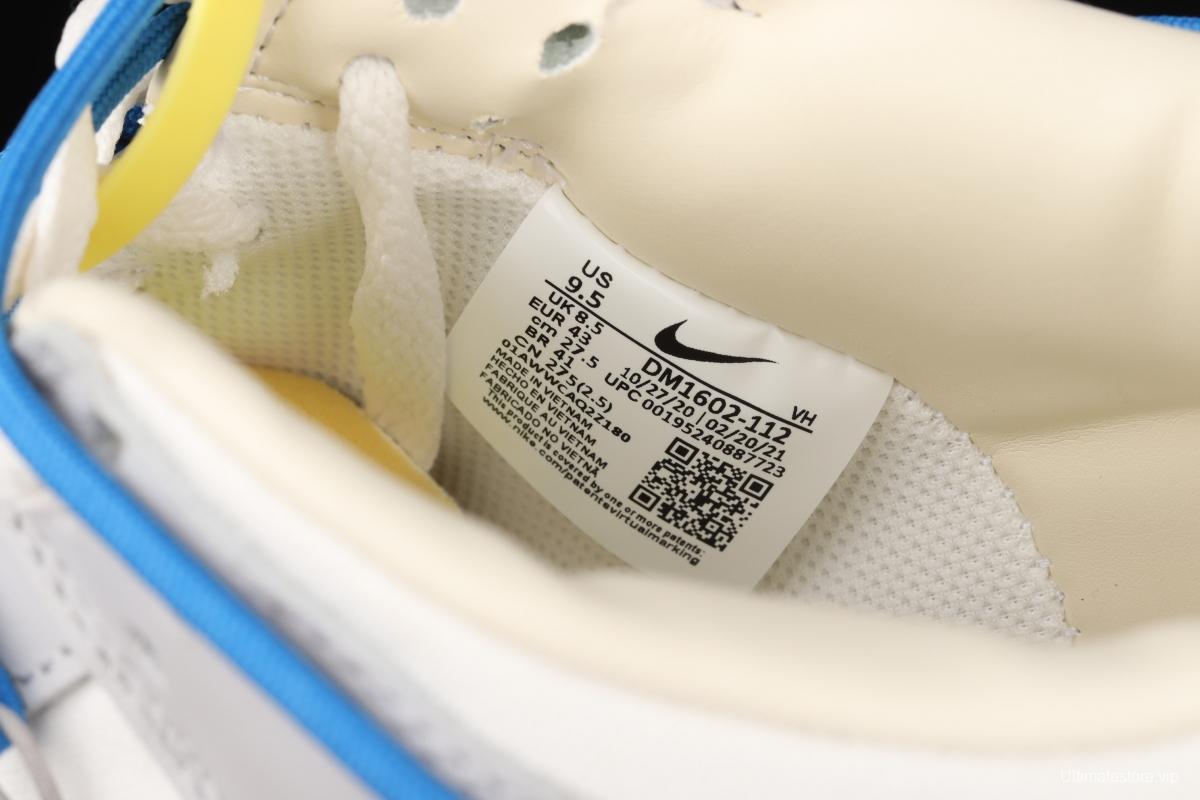 OFF-White x NIKE DUNK Low 04 of 50 OW white gray leisure sports skateboard shoes DM1602-112