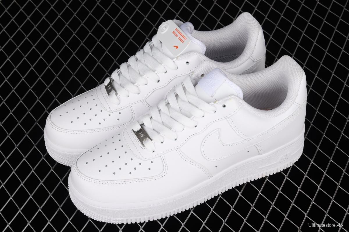 NIKE Air Force 1'07 Low classic all-white low-top leisure sports shoes 315122-111,