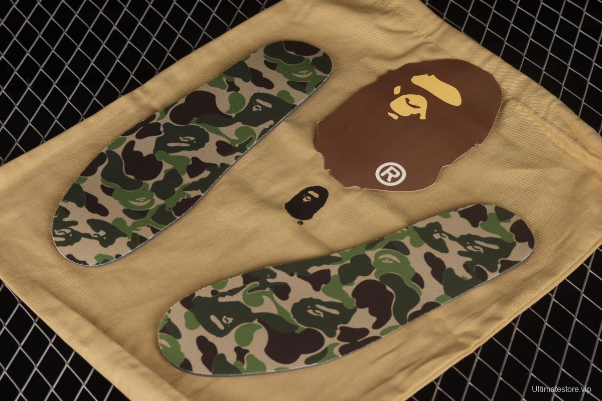 Human MAdidase Bape Sta Sk8 To Nigo trend godfather Nigo brand ape head classic skateboard shoes 1G70191035 grayish yellow