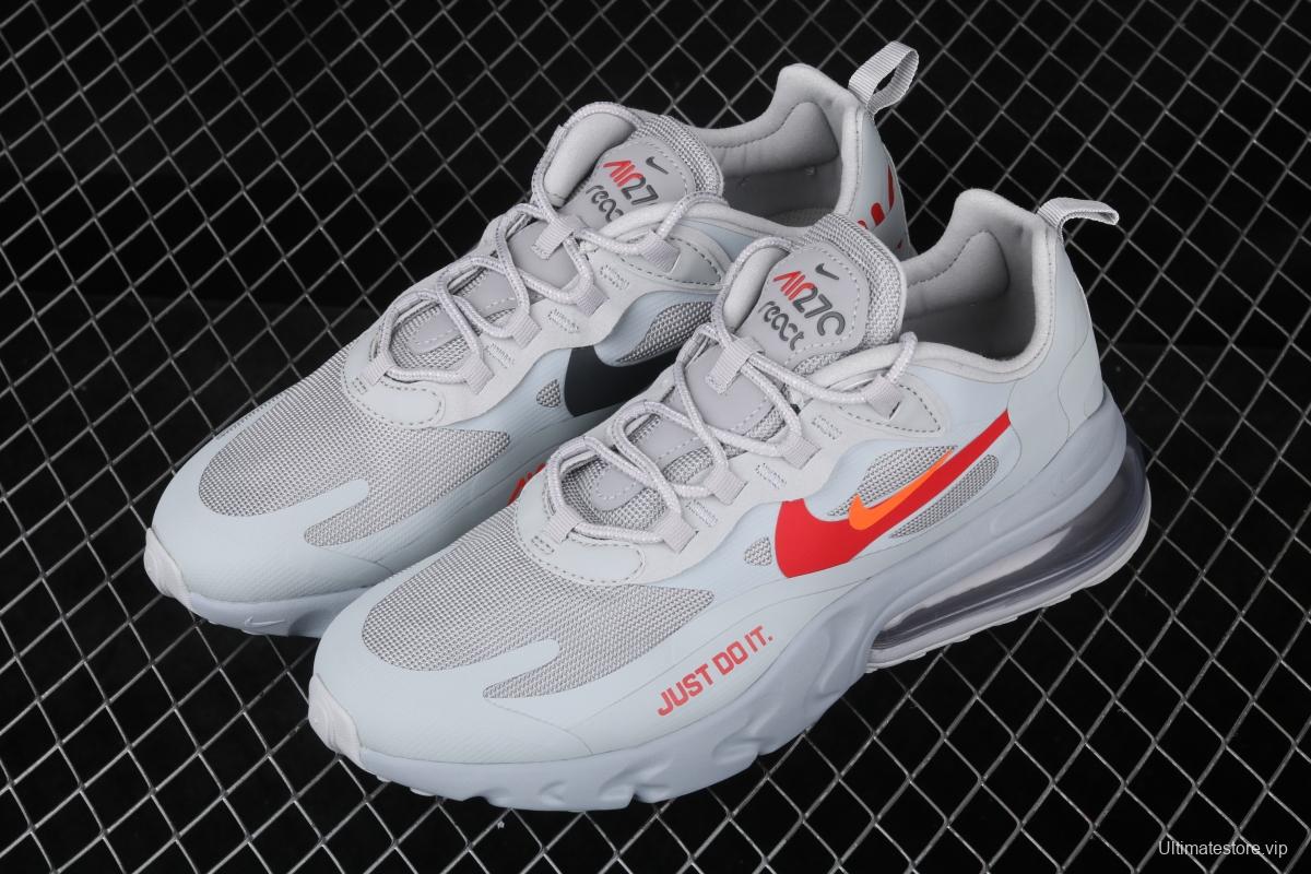 NIKE Max 270React Just Do It mixed technology half palm air cushion running shoes CT2203-002