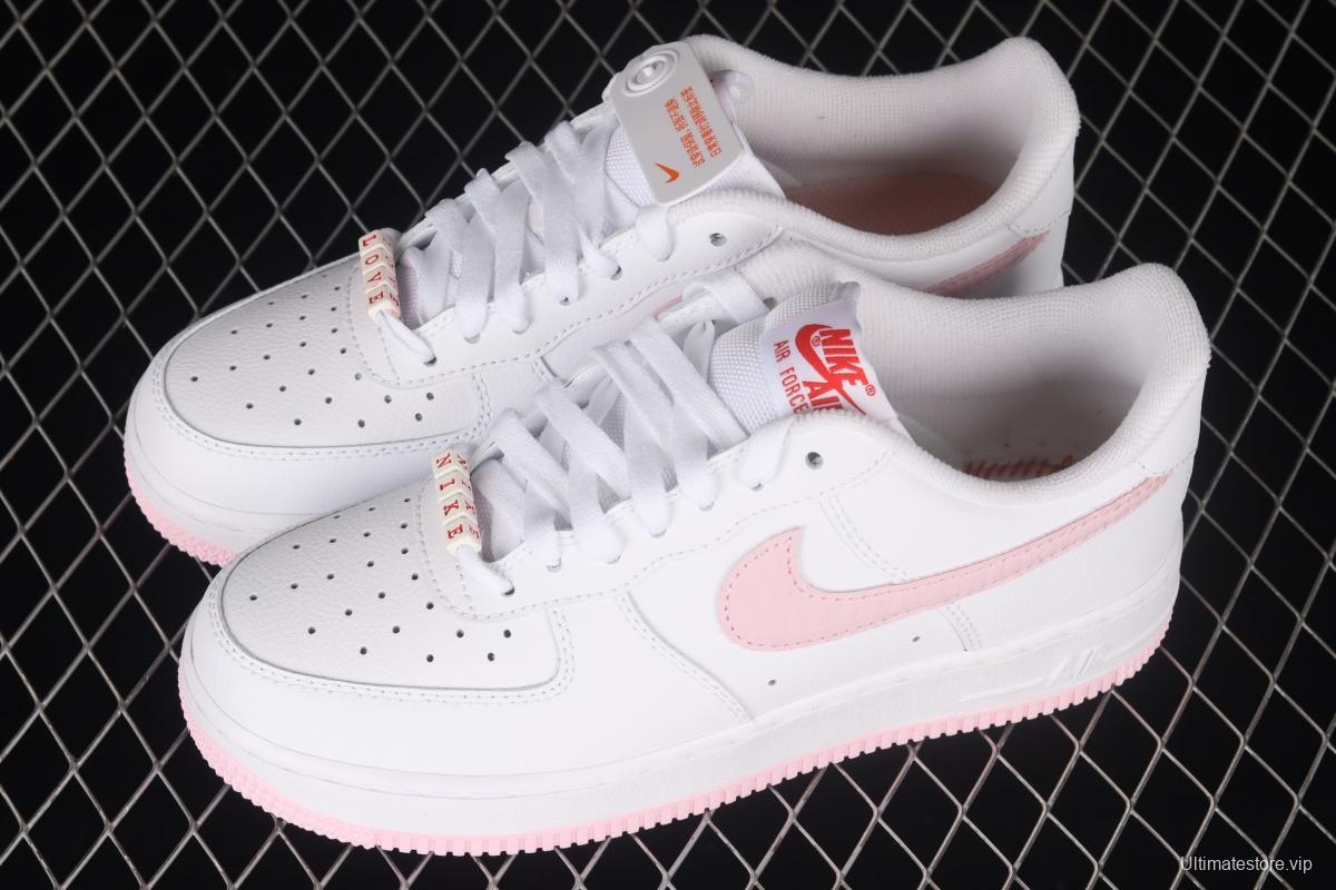 NIKE Air Force 1 Valentine's Day low-top casual board shoes DQ9320-100 for Valentine's Day