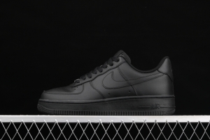 NIKE Air Force 1x07 all-black low-top leisure sports board shoes 315122-001