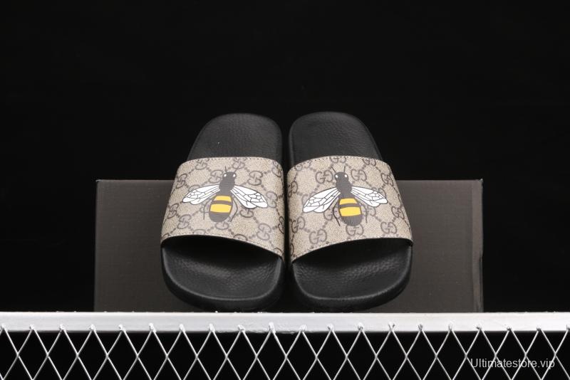 Gucci summer trend couple casual slippers little bee