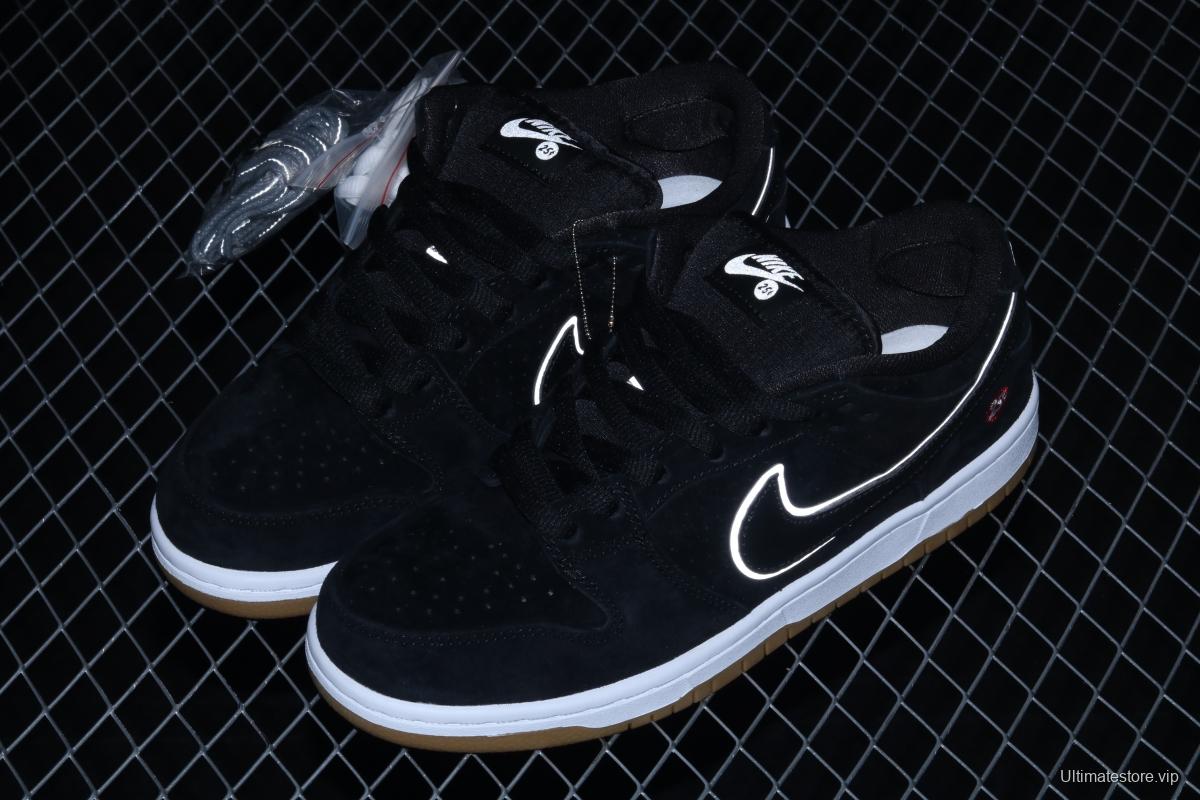 NIKE SB DUNK Low Prm SB buckle rebound fashion casual board shoes 313170-019