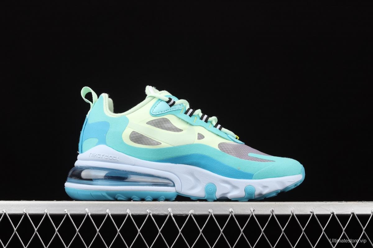 NIKE Air Max 270React high frequency mesh function half palm air cushion running shoes AO4971-301