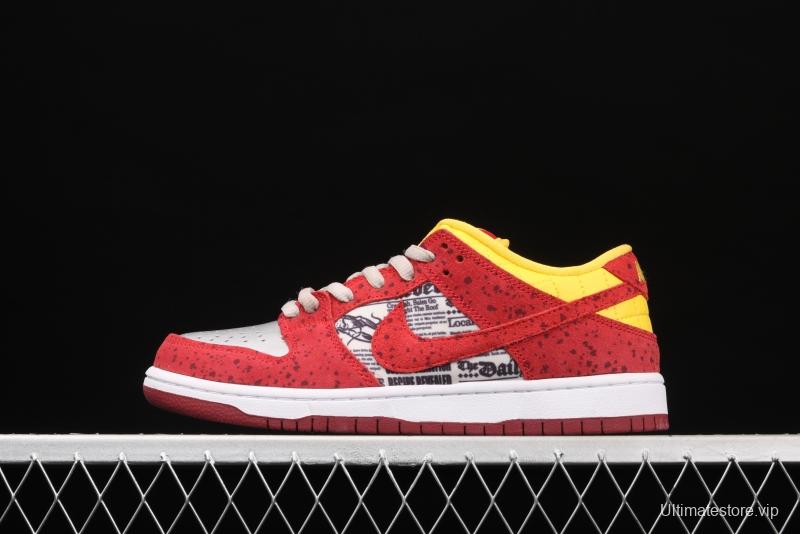 NIKE SB DUNK Low Trd Qs crayfish low-top casual skateboard shoes 504750-660