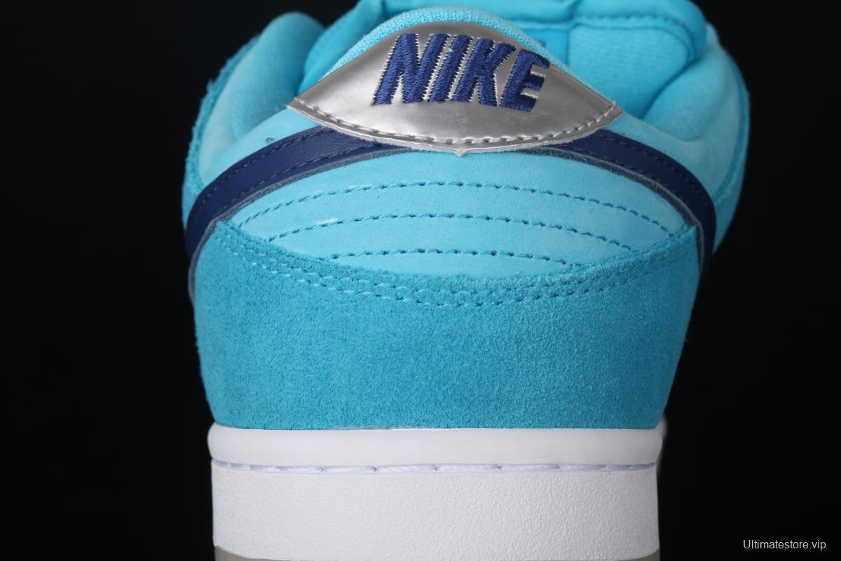 NIKE SB DUNK Low Pro sky blue wool-like low-top casual board shoes BQ6817-400