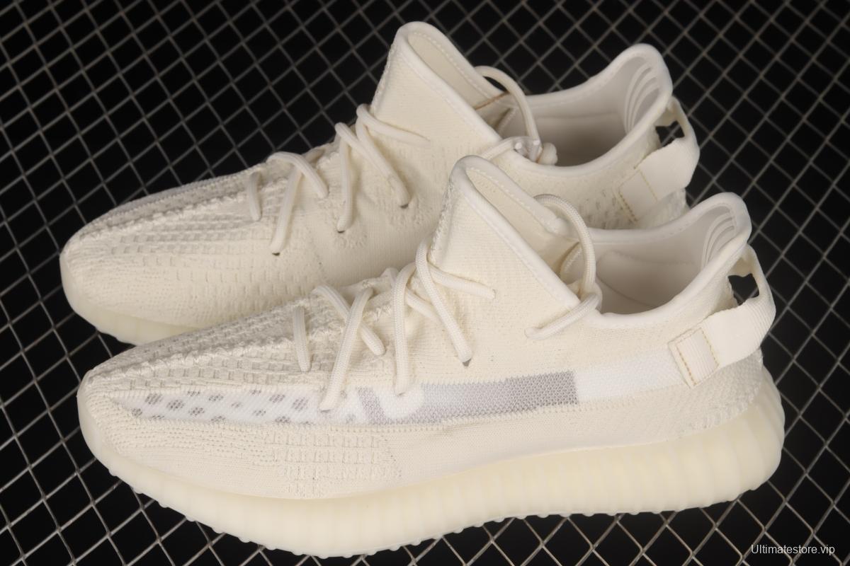 Adidas Yeezy 350 Boost V2 Pure Oat HQ6316 Pure White 2.0 Color Matching BASF Boost Original Bottom