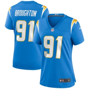 Women's Cortez Broughton Powder Blue Player Limited Team Jersey