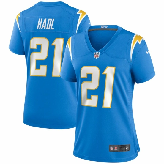 Women's John Hadl Powder Blue Retired Player Limited Team Jersey