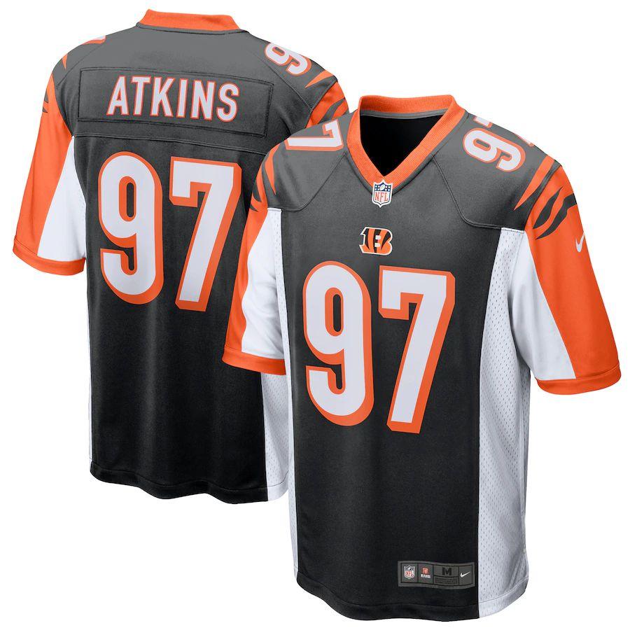 Men's Geno Atkins Black Player Limited Team Jersey