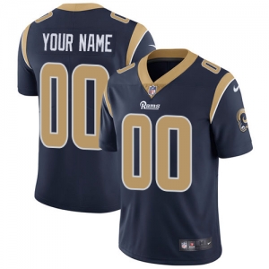 Men's Navy Custom Limited Team Jersey