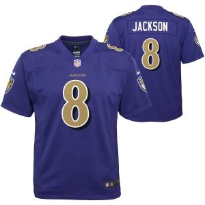 Youth Lamar Jackson Purple Rush Player Limited Team Jersey