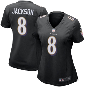 Women's Lamar Jackson Black Event Player Limited Team Jersey