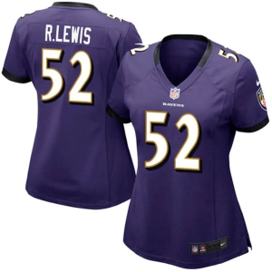 Women's Ray Lewis Purple Player Limited Team Jersey