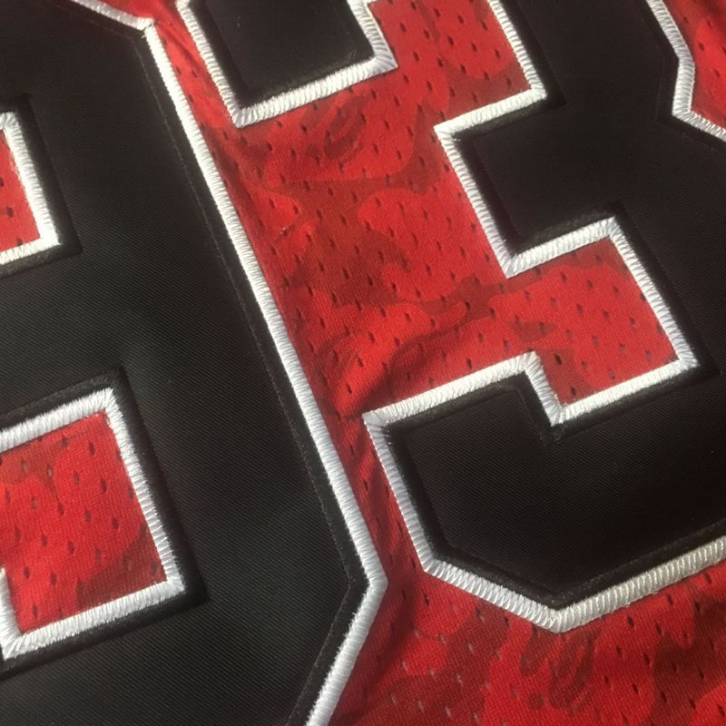 Men's BAPE Red Retro Classic Team Jersey
