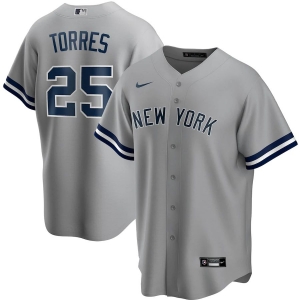 Men's Gleyber Torres Gray Road 2020 Player Team Jersey