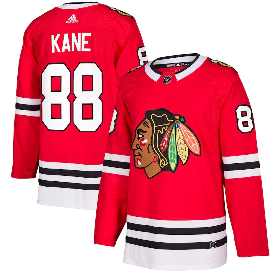 Men's Patrick Kane Red Player Team Jersey