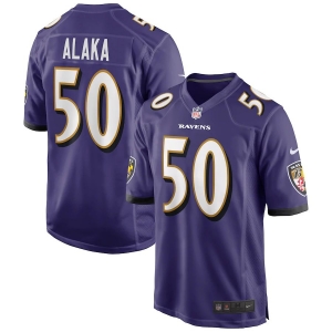 Men's Otaro Alaka Purple Player Limited Team Jersey