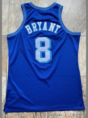 Men's Kobe Bryant Blue Retro Classic Team Jersey