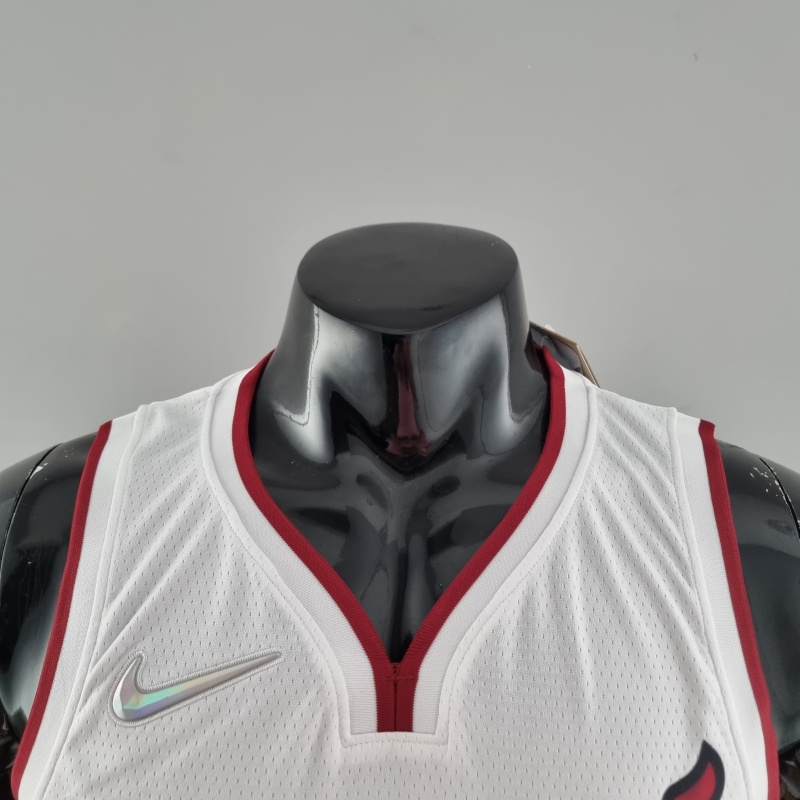 75th Anniversary Miami Heat OLADIPO#4 White NBA Jersey