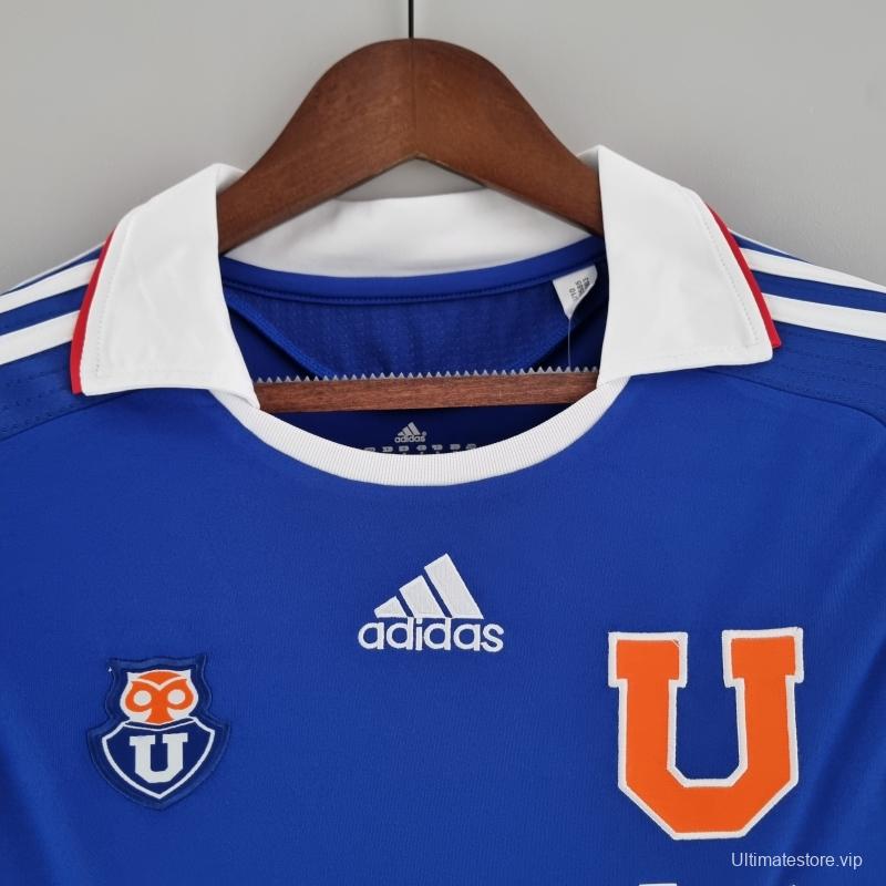 Retro 2011 Long Sleeve Universidad De Chile Home Soccer Jersey