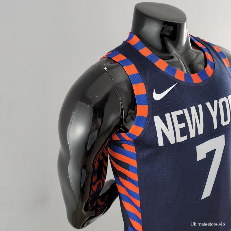 New York Knicks ANTHONY #7 Striped NBA Jersey
