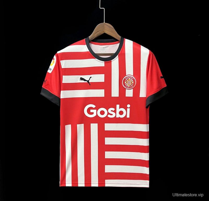 22/23 Girona home Soccer Jersey