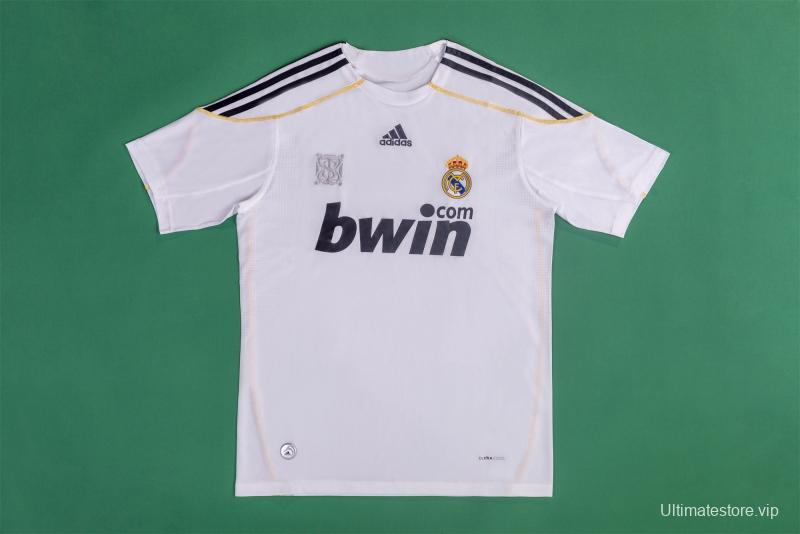 RETRO 09/10 Real Madrid Home Soccer Jersey