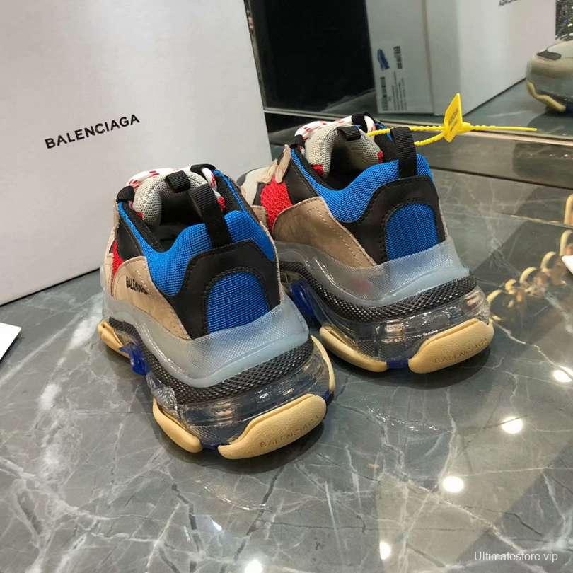 Men/Women Balenciaga Triple S Clear Sole Multi-Color Sneaker Item 6380380