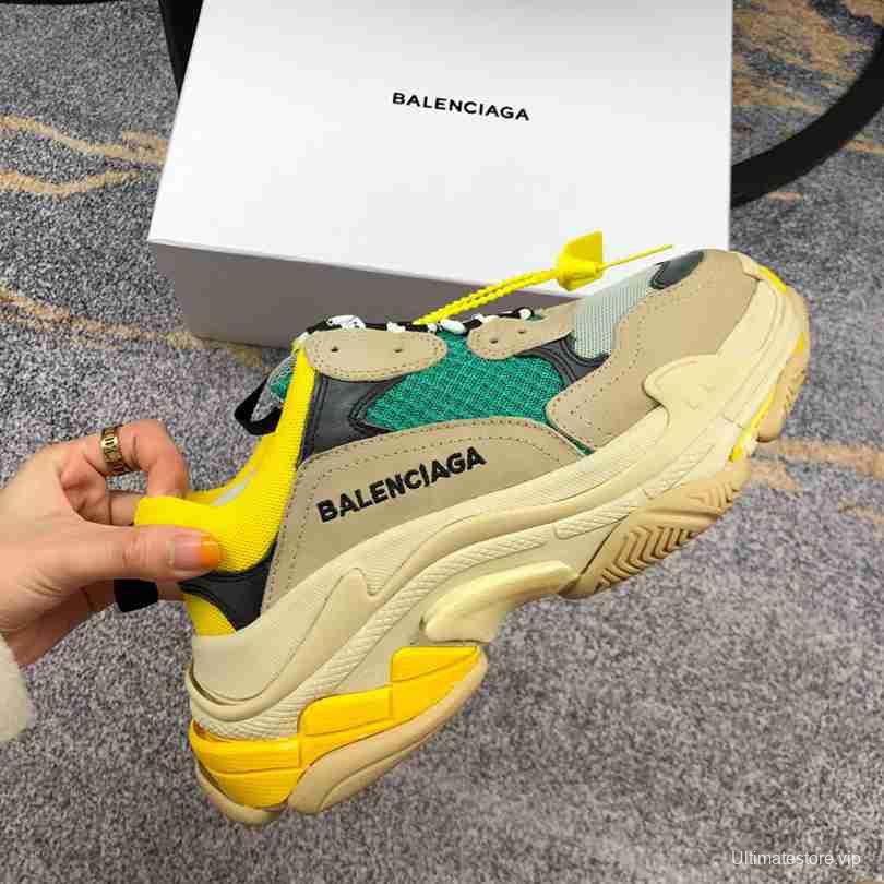 Men Balenciaga Triple-S Sneaker khaki/Green