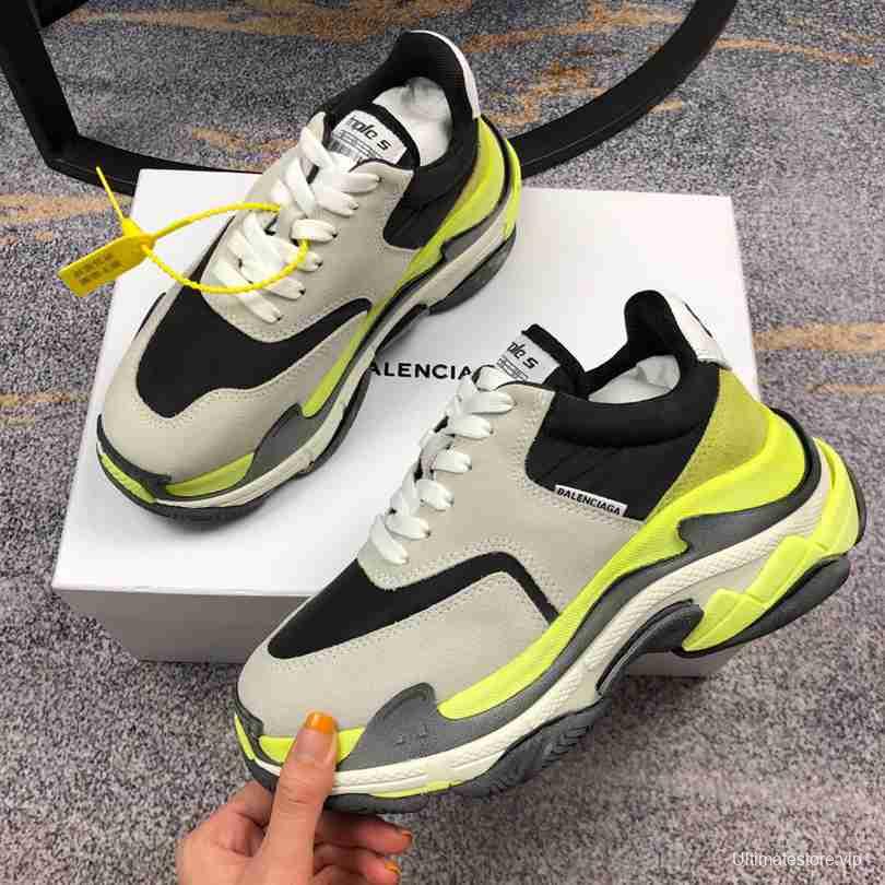 Men Balenciaga Triple-S 2 Green/Grey Sneaker