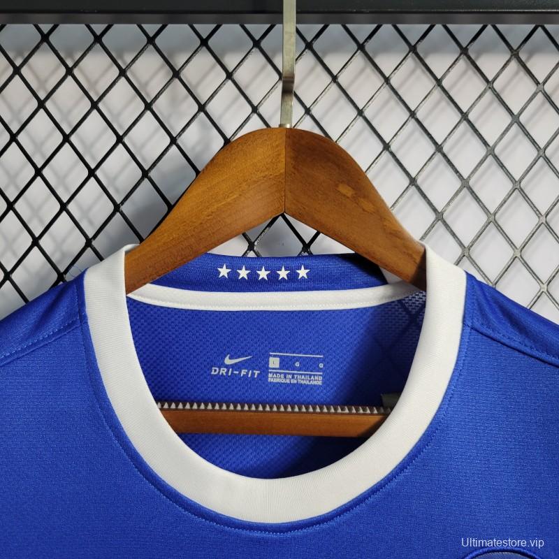 Retro 2006 Brazil Away Blue Jersey