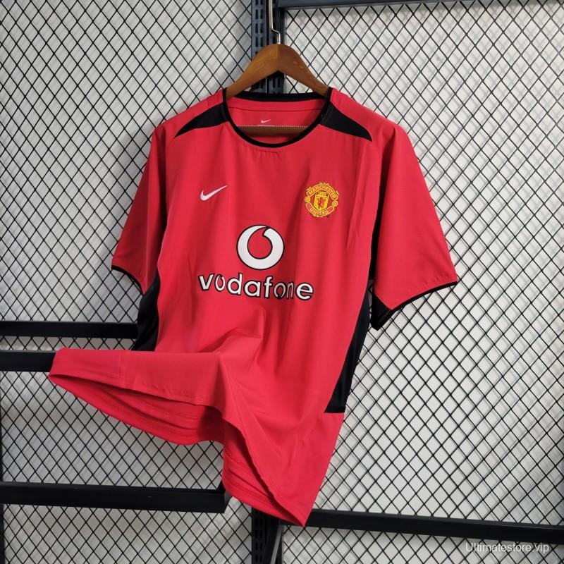 Retro  02/04 Manchester United Home Jersey