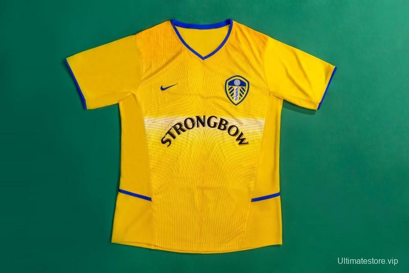 Retro 02/03 Leeds United Third Yellow Jersey