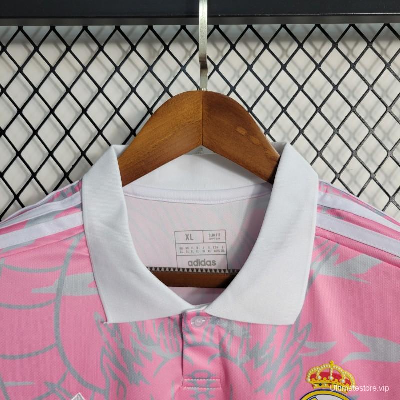 23-24 Real Madrid Dragon Pink Jersey