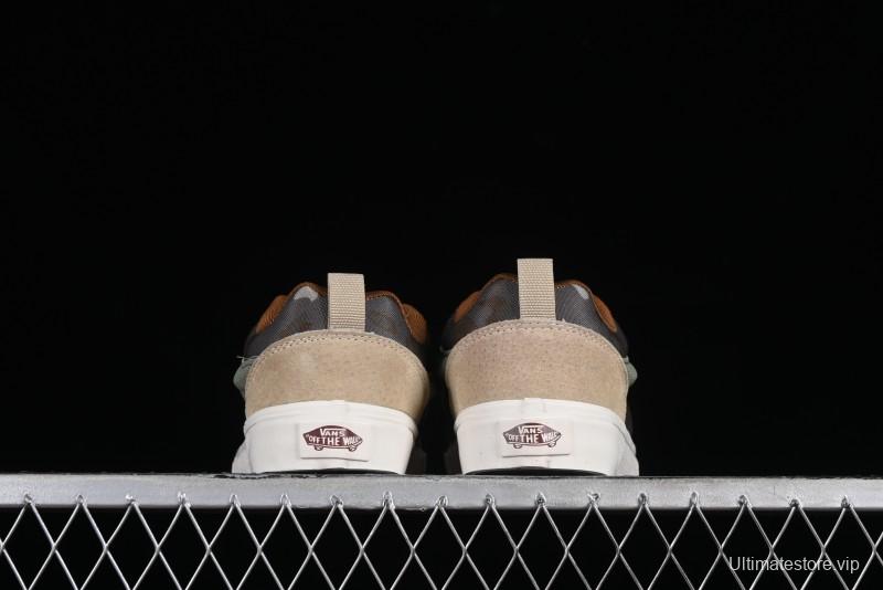 Vans Classics Knu Skool Desert Gray Green Chunky Tongue Bread Shoes - VN0007QC0WD