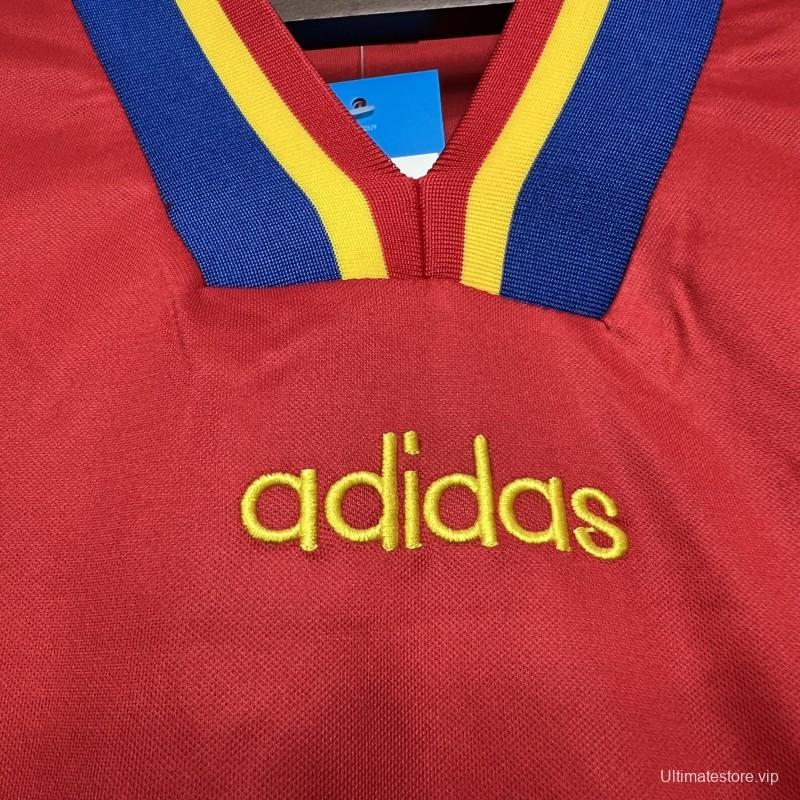 Retro 1994 Romania Away Red Jersey