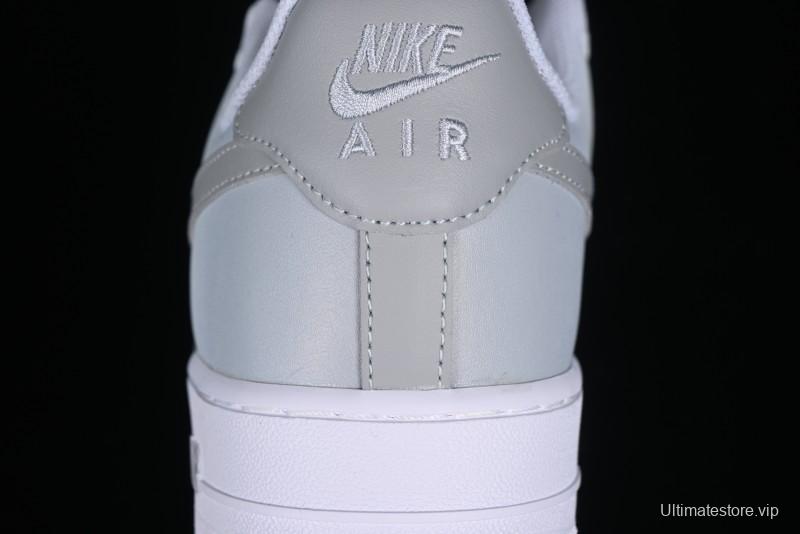 Nike Air Force 1 '07 Low Customized Anime Theme Gradient Grey Swoosh Casual Sneakers - FN0366-102