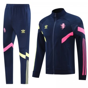 24/25 Juventus Navy Full Zipper Jacket +Long Pants