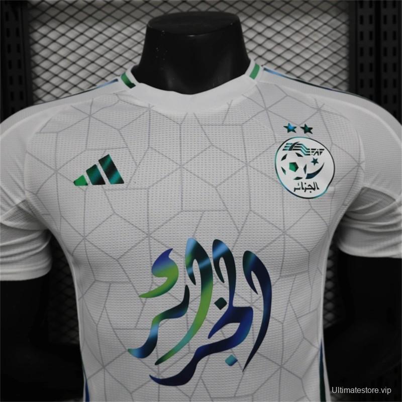 2024 Player Version Algeria National WHITE Special Jersey