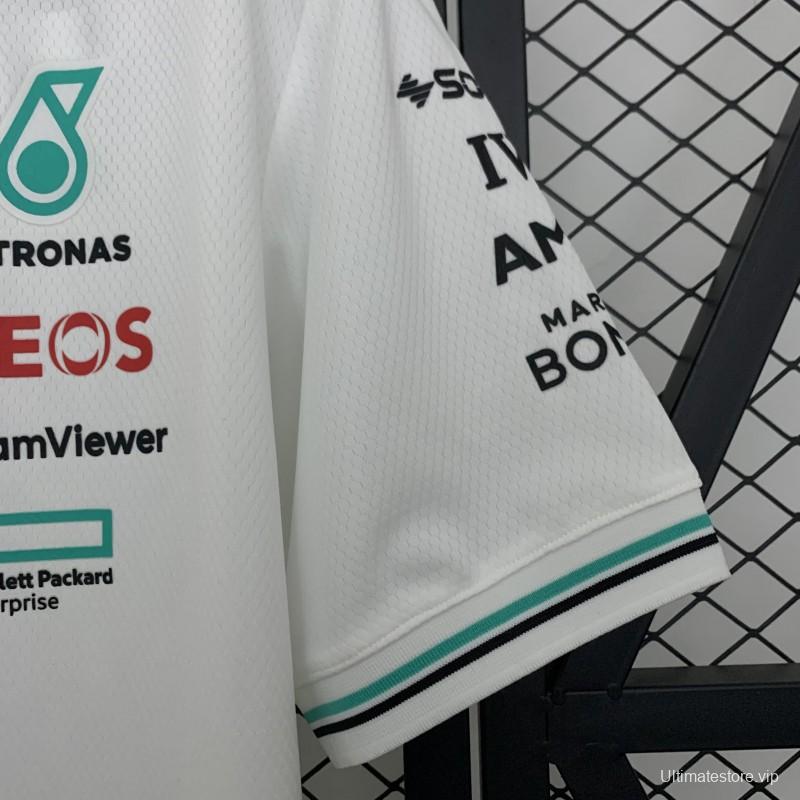 2025 F1 Formula AMG White T-Shirt