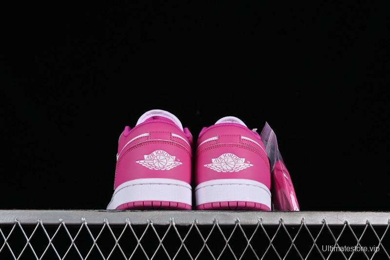 Nike Air Jordan 1 Low AJ1 Rose Pink Low-Top Casual Lifestyle Sneakers - FV8486-600