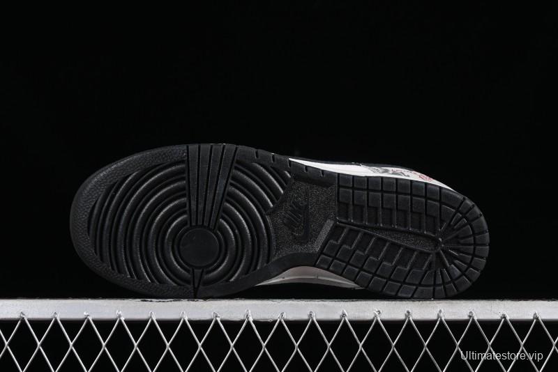 Nike SB Dunk Low Chinese New Year Limited Edition - Gray Dragon Anniversary High-End Custom Low-Top Casual Skate Shoes - XP3802-330