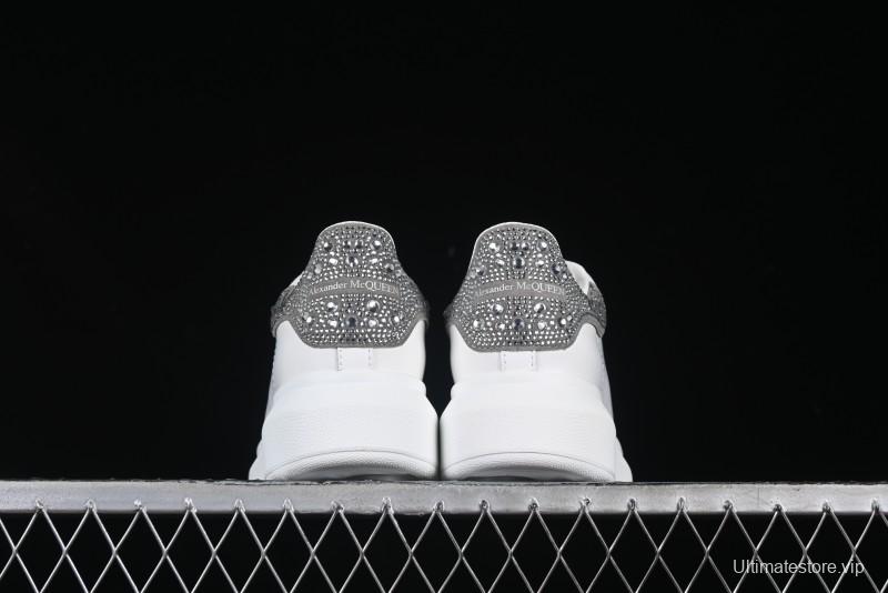 Alexander McQueen Oversized Sneakers with White Rhinestones - D.E5