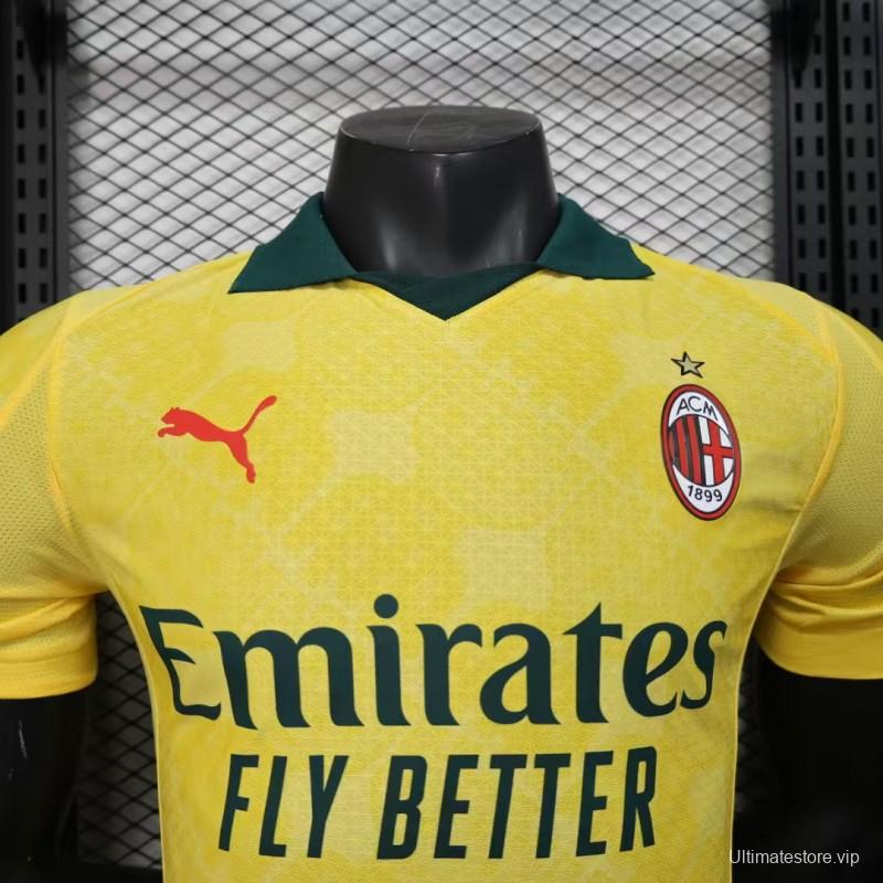 Player Version 25/26 AC Milan Third Yellow Jersey