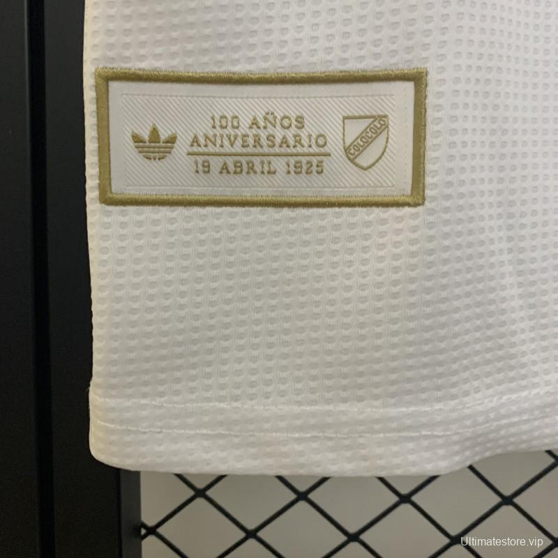 25/26 Colo Colo 100th Anniversary White