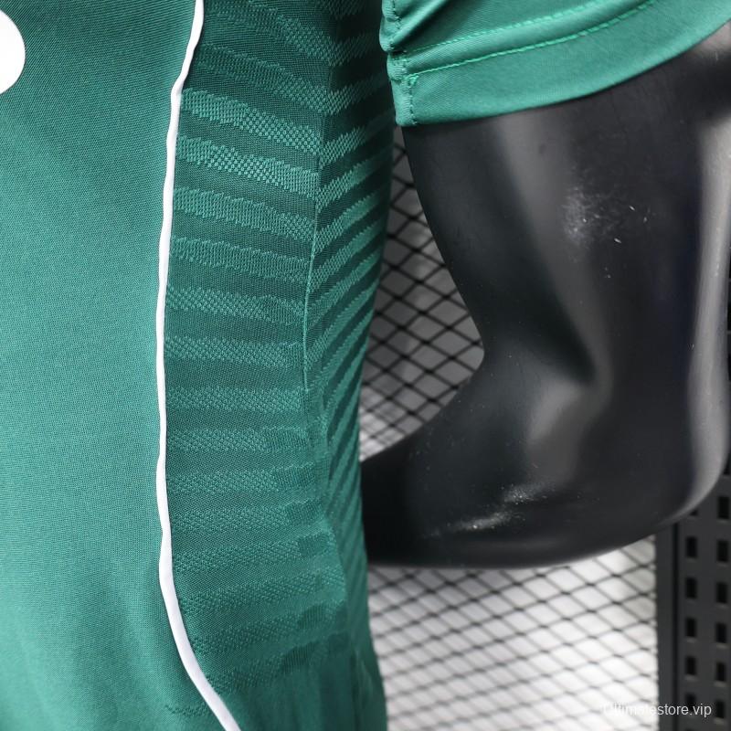 Player Version 25/26 Real Madrid Green with White Trim Jersey